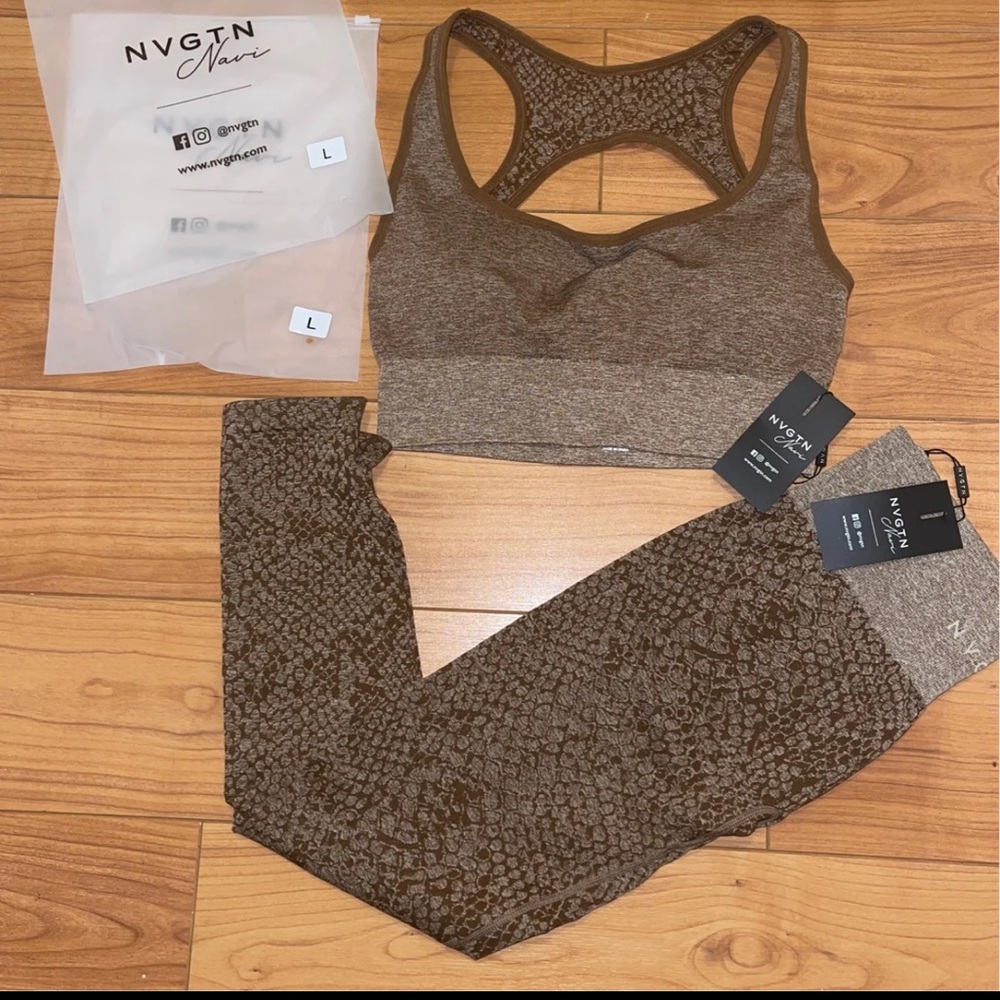 Brand new NVGTN leggings and bra